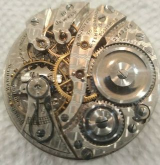 Antique 1915 Burlignton Pocket Watch,  16s,  19j