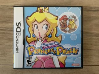 Rare Princess Peach Nintendo Ds Game,  Case & Booklet Complete Collectors