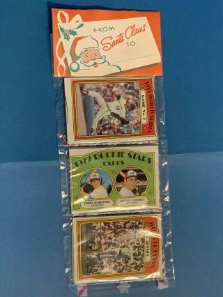 1972 Christmas Pack,  Rare Find,  Six Unseen Cards ??