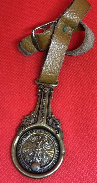 Rare 1915 Panama Pacific International Exposition Souvenir Pocket Watch Fob