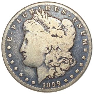 1899 - S Morgan Silver Dollar,  Rare Toning High End $1 San Francisco No Res