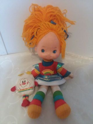 Vintage 1983 Hallmark 10” Rainbow Brite Doll And Sprite 1980’s Toys