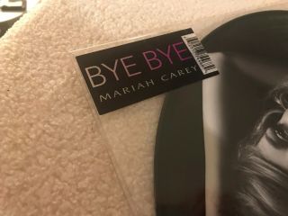 MARIAH CAREY BYE BYE PICTURE DISC VINYL LP 12” SINGLE RARE RECORD 2