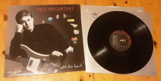 Paul Mccartney All The Best - Rare Uk Double 12 " Vinyl Lp Beatles Wings