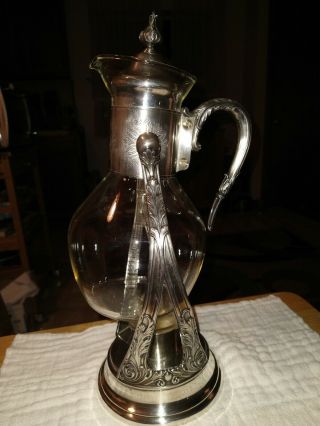 Vintage Newport Silver Plated Tilting Coffee/tea Pot
