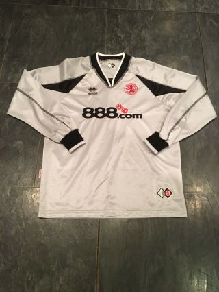 Rare Middlesbrough L/s Football Shirt S
