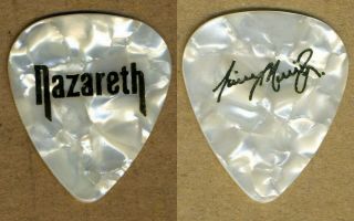 Nazareth Jimmy Murrison Guitar Pick Authentic Concert Stage Tour Rock Rare Uk