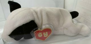 Rare Authenticated Ty 2nd Gen Spot Without A Spot Beanie Baby 2nd Hang/ 1st Tush