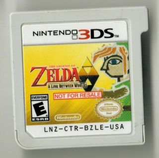 Nintendo 3ds Legend Of Zelda A Link Between Worlds Nfr Retail Demo Kiosk Game