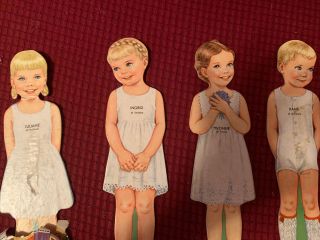 Children From Around The World Stand Up Paper Dolls Cut Outs Clothing