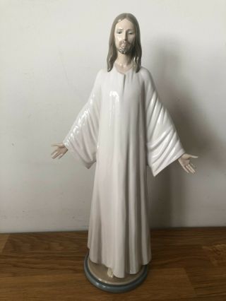 Lladro Rare Collectibles Porcelain Hand Made Figurine Jesus Box 1980