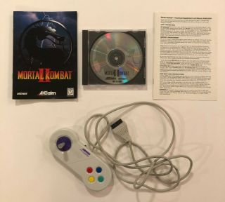 MORTAL KOMBAT II Big Box PC Game w/ Gravis Gamepad (1996) ; EXTREMELY RARE 4