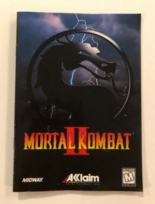 MORTAL KOMBAT II Big Box PC Game w/ Gravis Gamepad (1996) ; EXTREMELY RARE 5