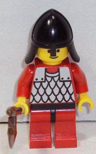 Lego 6059 Classic Castle Black Monarch Vintage Medieval Soldier Minifigure Axe