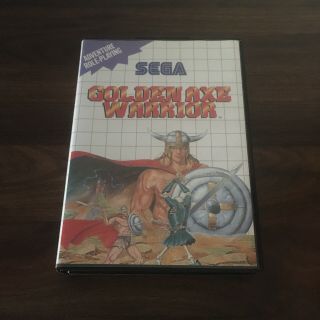 Golden Axe Warrior (sega Master System) Complete,  100 Authentic Rare