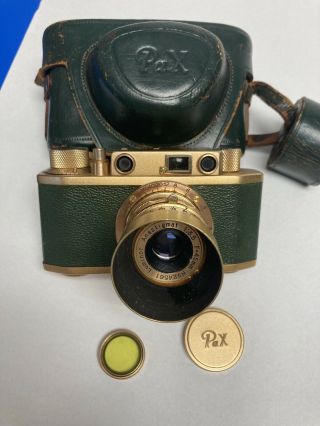 Rare Pax Golden View Rangefinder Camera