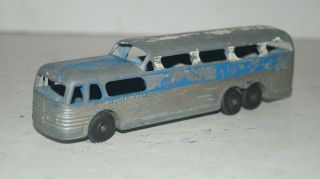 Vintage Tootsietoy Greyhound Scenicruiser Toy Bus