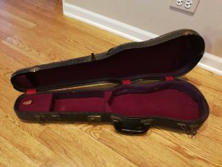 Antique Old Violin Vintage Fiddle Hard Case For 3/4 Size