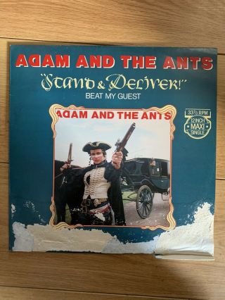 Adam And The Ants ‘stand And Deliver’ 12” Vinyl Maxi Single (rare)
