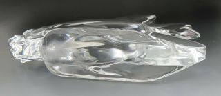 Rare Large Steuben Crystal Glass Angel Fish Sculpture Figurine 10 5/8 