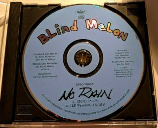 BLIND MELON NO RAIN DPRO 79805 RARE PROMO 1992 CAPITOL RECORDS USA 2