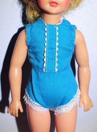 Pepper Doll Blue Shorts Romper Htf Vintage 1960 