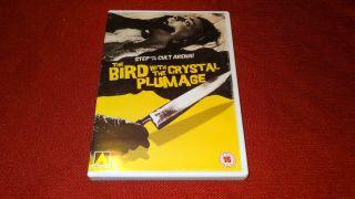 Bird With The Crystal Plumage Arrow Video Dvd Arrowdrome Rare Edition Argento