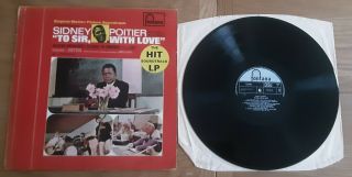 Sidney Poitier - To Sir With Love - Rare Uk Fontana 12 " Soundtrack Lp