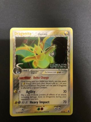 Dragonite - 3/113 Delta Species - Rare Holo - Pokemon Card - Nm -