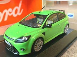 Minichamps Ford Focus Rs Ultimate Green 2009 1/43 Rare Dealer Edition Model Car