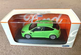 Minichamps Ford Focus RS Ultimate Green 2009 1/43 RARE Dealer Edition model car 2
