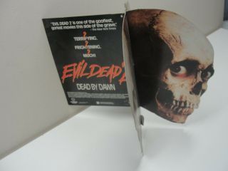 Rare 1987 Evil Dead 2 Dead By Dawn Video Store Promo Mobile 3 - D Hanger Horror