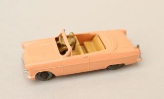 Matchbox Lesney Mb 39 Ford Zodiac Convertible - Rare Tan Interior
