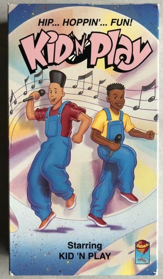 Kid N Play Tap/rap Rare & Oop Animated Cartoon Hip Hop Video Treasures Vhs Tape