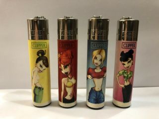 Rare Bratz Clipper Lighter Set - Set Of Four