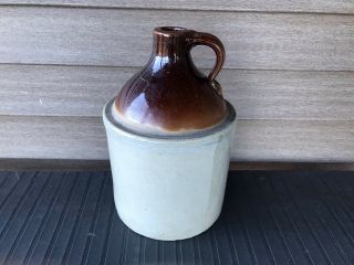 Antique North Carolina Stoneware Pottery Moonshine Jug,  One Gallon