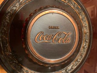 Rare Vintage Coca Cola Ice Bucket - bronze And Copper Colored - Heavy - 1940s - 1950s 3