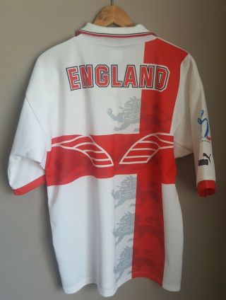 Rare England Rugby League shirt size XL Puma 1995 90s 2