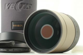 Rare Top In Case Minolta Vectis Reflex 400mm F8 Mirror Lens From Japan F204
