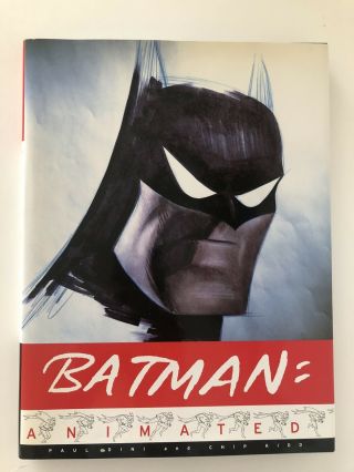 Dc Comics Batman Animated By Chip Kidd And Paul Dini (1998,  Hardcover) Rare
