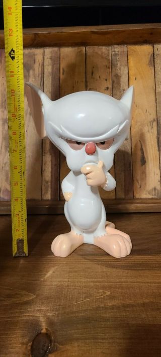 1997 Warner Brothers Pinky And The Brain (brain) Statue Rare Wb Store