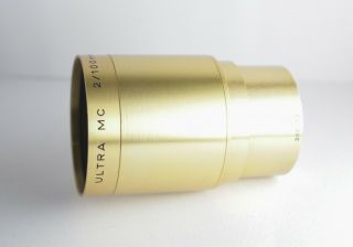 Rare Isco Optic Ultra Mc F/2 100mm 3.  94in.  Lens Cine Projection Cinelux 2/100