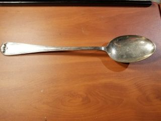 Gorham Italy Heritage Large 13.  5 " Silver Plate Silverplate Serving Spoon