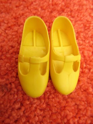 Vintage Yellow Shoes For Ideal Velvet Mia Cricket Growing Hair Dolls