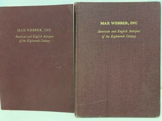 18th Century American & English Antiques,  Furniture,  Max Webber Ctlgs 1968,  1971