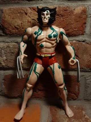 Vintage Marvel Weapon X Wolverine 10 " Deluxe Action Figure Toy Biz 1994 X Men Dc