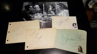 Rare Miracle On 34th Street Autographs: Natalie Wood,  Maureen O 