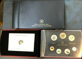 2011 Royal Canadian Specimen Set Including Rare Great Grey Owl $1 Coin