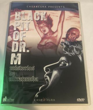 The Black Pit Of Dr.  M (dvd 2006) (rare Oop) Horror Casanegra Vg Shape Region 1