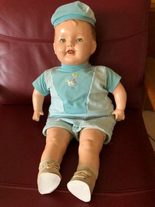 Antique Composition Baby Doll - 24 Inch - Sleep Eyes,